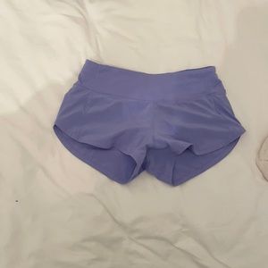 Purple speed up lulu shorts!